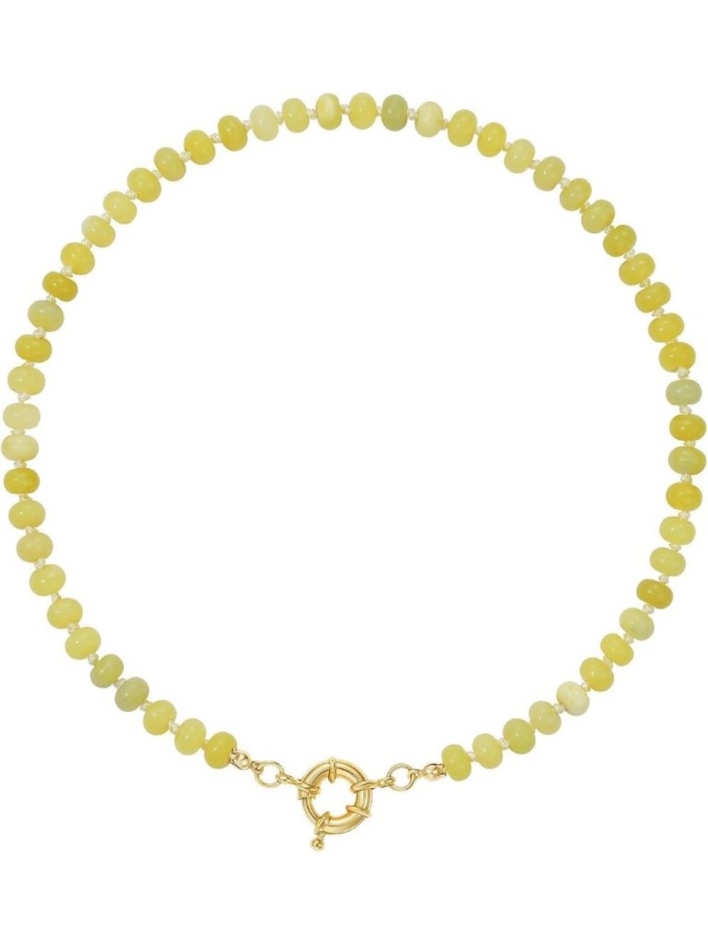 Natural Chunky Gemstone Beaded Necklace for Women - Summer Choker Jewelry